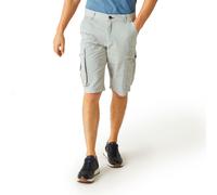 Regatta Mens Shorebay - Pantalones Cortos Tipo Cargo para Hombre Board Shorts, Metallic Silver, 34W UK