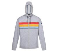 Regatta Mens Shorebay II Full Zip Hoodie - Silver Grey Marl - M - Silver Grey Marl - 80% Cotton/20% Polyester