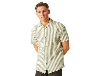 Regatta Men's ShoreBay II Short Sleeve Shirt, Wildlife/Ancient White Stripes, S