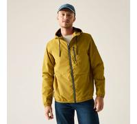 Regatta Men's Shorebay Marl Lightweight Hooded Waterproof Jacket in Mustard | Size: Small Regatta Mustard S