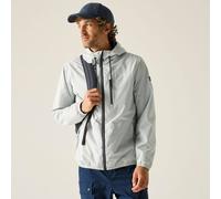 Regatta Men's Shorebay Marl Lightweight Hooded Waterproof Jacket in Pale Grey | Size: 3XL Regatta Pale Grey 3XL