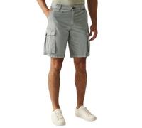 Regatta Men's Shorts Shorebay II - Cotton Cargo, Multi Pockets, UPF 50+ - Grey Size 54