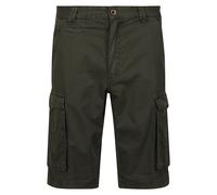 Regatta Mens Shorebay Vintage Cargo Shorts (Dark Khaki) Cotton - Size 30 (Waist)