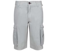 Regatta Mens Shorebay Vintage Look Cargo Shorts, Silver Grey, 32W UK