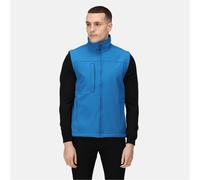Regatta Professional Men's Flux Water Repellent Softshell Bodywarmer Gilet Jacket, Oxford Blue, size XX-Large (Manufacturer Size:XXL)
