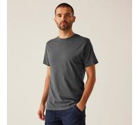 Regatta Professional Mens Pro Soft Touch Cotton Short Sleeved T Shirt Seal Grey