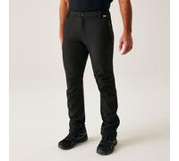 Regatta Men's Geo Softshell Walking Trousers, Waterproof, Windproof, Hardwearing & Multipocketed - Perfect for Outdoors, Hiking, Camping & Trekking Black