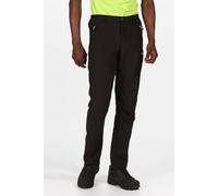 Regatta Geo Softshell II Warm Backed XPT Stretch Breathable Windproof Water Repellent Trousers - Black, 40"
