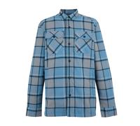 Regatta Mens Spennith Checked Shirt Jacket (Grey/Blue) - Size Small