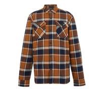 Regatta Mens Spennith Plain Shirt Jacket - Glazed Ginger/Navy - Glazed Ginger/Navy - 3XL