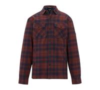 Regatta Mens Spennith Shacket Checked Shirt (Navy/Dark Cherry)