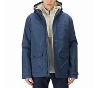 (S, Dark Denim) Regatta Mens Sterlings III Waterproof Insulated Outdoor Hooded Jacket Coat