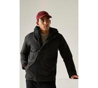 Regatta Men's Sterlings Hooded Waterproof Breathable Insulated Jacket in Jet Black | Size: Large Regatta Jet Black L