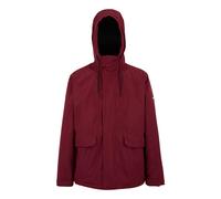 Regatta Mens Sterlings Insulated Waterproof Jacket - Dark Maroon/Black - Dark Maroon/Black - 3XL - 100% Polyester