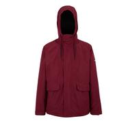 Regatta Mens Sterlings Insulated Waterproof Jacket - Dark Maroon/Black - Dark Maroon/Black - 3XL