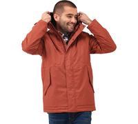 Regatta Mens Sterlings IV Waterproof Fleece Lined Jacket Coat - Burnt Henna