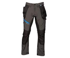 Regatta Mens Strategic Softshell Work Trousers - Grey - Size 32W/32L