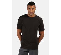 Regatta Men's Tait Short Sleeved Lightweight Active T-Shirt in Jet Black | Size: 3XL Regatta Jet Black 3XL