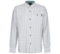 Regatta Professional Mens Checked Shirt - White/Blue - S - White/Blue