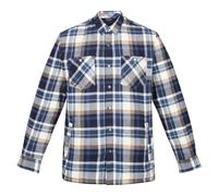 (3XL, Navy/Gold Sand) Regatta Mens Thamos Checked Long-Sleeved Shirt
