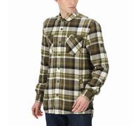 Regatta Thamos Long Sleeved Checked Shirt: Dark Khaki Check: S Size: S