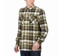 Regatta Mens Thamos Long Sleeve Checkered Brushed Shirt - Khaki - XXL