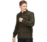Regatta Men's Thamos Shirt, Dark Khaki Check, S