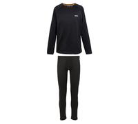 Regatta Mens Thermal Long Sleeve Outdoor Baselayer Set - Black - XL