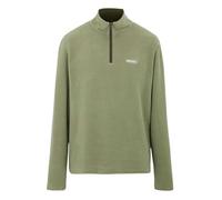Regatta Mens Thompson Fleece Anti-Pill Midlayer Top Oil Green