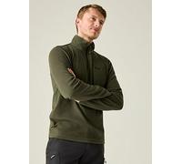 Regatta Womens Frankie Half Zip Micro Fleece Midlayer Top Dark Khaki