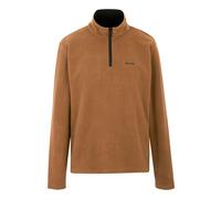 Regatta Mens Thompson Half Zip Fleece Top - Nut Brown - XXL - Nut Brown - 100% Polyester