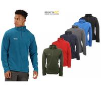 Regatta Mens Thompson Half Zip Light Micro Fleece Pullover Top Jumper S-5XL