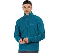 Regatta Mens Thompson Half Zip Lightweight Base layer Micro Fleece Pullover Top - Gulfstream - XXXL