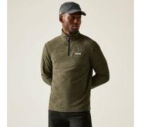Regatta Mens Thompson Marl Fleece Oil Green