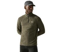 Regatta Mens Thompson Marl Fleece Oil Green