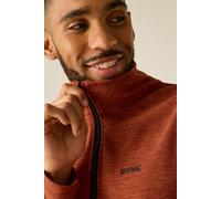 Regatta Men's Thompson Marl Lightweight Half Zip Fleece in Burnt Orange | Size: 3XL Regatta Burnt Orange 3XL