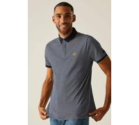 Regatta Men's Tiver Striped Polo in Navy | Size: Medium Regatta Navy M