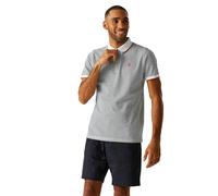 Regatta Mens Tiver Striped Polo Shirt - White/Navy - White/Navy - 5XL - 100% BCI Cotton