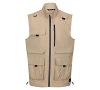 Regatta Mens Travel Light Packaway Gilet (Oat) - White - Size X-Large