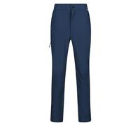 Regatta Mens Travel Light Packaway Trousers - Moonlight Denim - 38R - Moonlight Denim - 86% Polyamide/14% Elastane