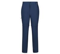 Regatta Mens Travel Light Zip-Off Trousers (Moonlight Denim) - Navy/Blue - Size 30R