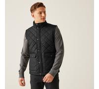 Regatta Professional Men's Water-repellent Tyler Diamond Quilted Insulated Bodywarmer Black, Size: Xxxl