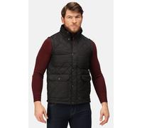 Regatta Men's Tyler Insulated Waterproof Bodywarmer Plain Turtleneck Sleeveless Outdoor Gilet - Perfect for Walking, Hiking & Camping