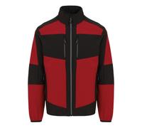 Regatta Mens Unisex Adult E-Volve 2 Layer Soft Shell Jacket (Classic Red/Black) - Size Small
