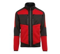 Regatta Mens Unisex Adult E-Volve Knitted Stretch Midlayer (Classic Red/Black) - Size Small