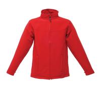 Regatta Mens Uproar Lightweight Wind Resistant Softshell Jacket (Classic Red/Seal Grey) - Size Small