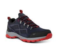 Regatta Mens Vendeavor Suede Low Walking Shoes with Hardwearing Threads & TECFOAM Insock, Waterproof & Breathable - Perfect for Outdoors, Hiking, Climbing & Mountaineering Blue