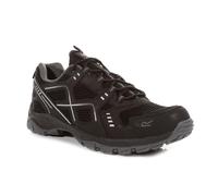 Regatta Mens Vendeavour Waterproof Walking Shoe -black, Black/Grey, Size 12, Men Black/Grey