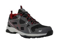 Regatta Mens Vendeavour Waterproof Walking Shoes (Granite/Rio Red) - Black/Red - Size UK 7