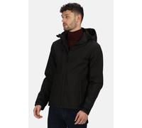 Regatta Men's Venturer 3-layer Printable Hooded Softshell Jacket in Jet Black | Size: Large Regatta Jet Black L